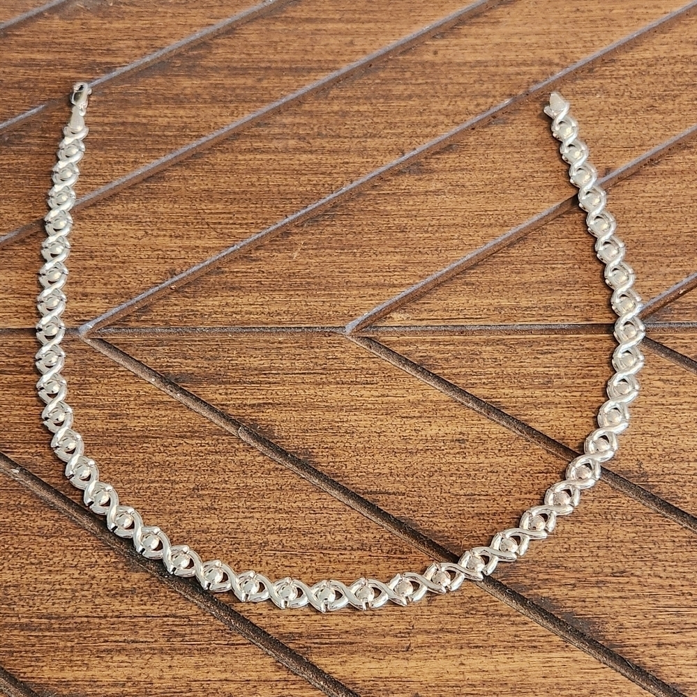 Silver Necklace Made In Italy